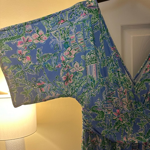 EUC Lilly Pulitzer Parigi skirted romper - Picture 2 of 6